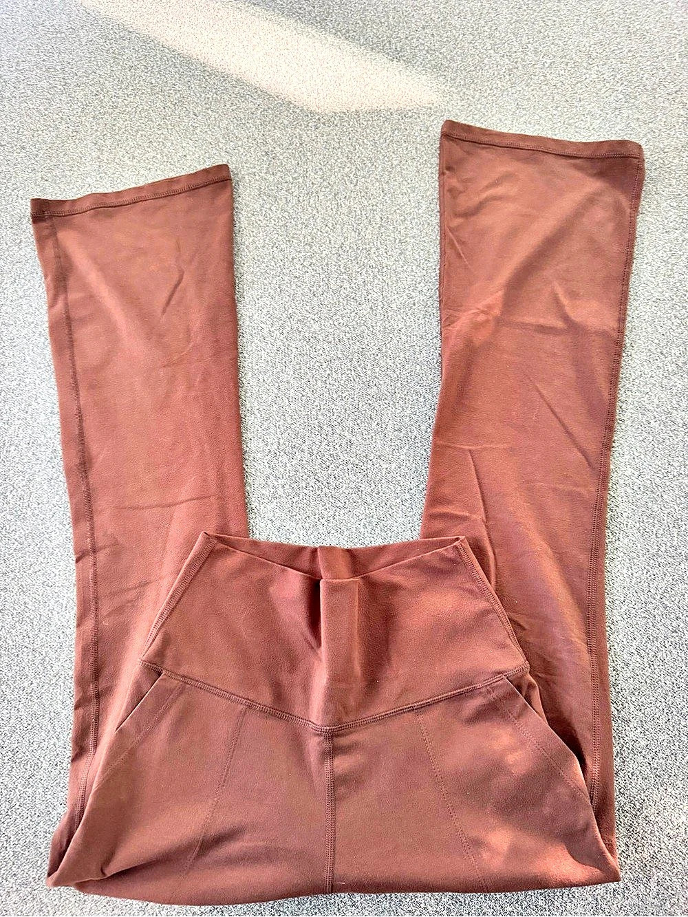 Offline by Aerie The Hugger High Waisted Bootcut flare Legging Brown Medium